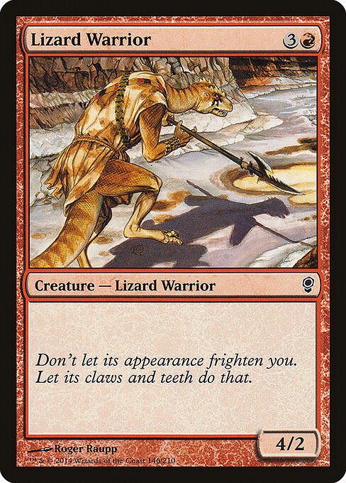 Lizard Warrior (146) (Foil) - Conspiracy - Game On