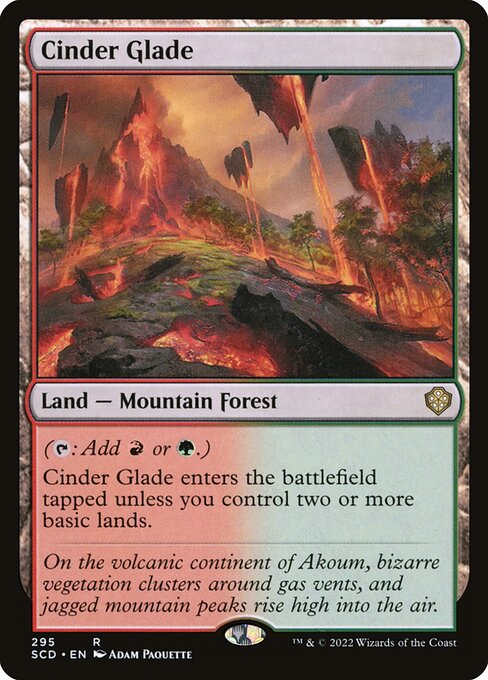 Cinder Glade (295) - Starter Commander Decks - Game On
