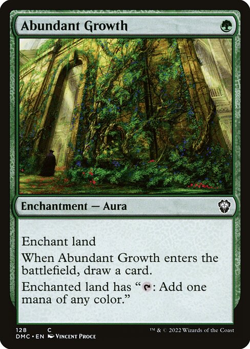 Abundant Growth (128) - Dominaria United Commander - Game On