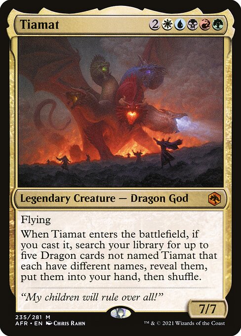 Tiamat (235) (Foil) - Adventures in the Forgotten Realms - Game On