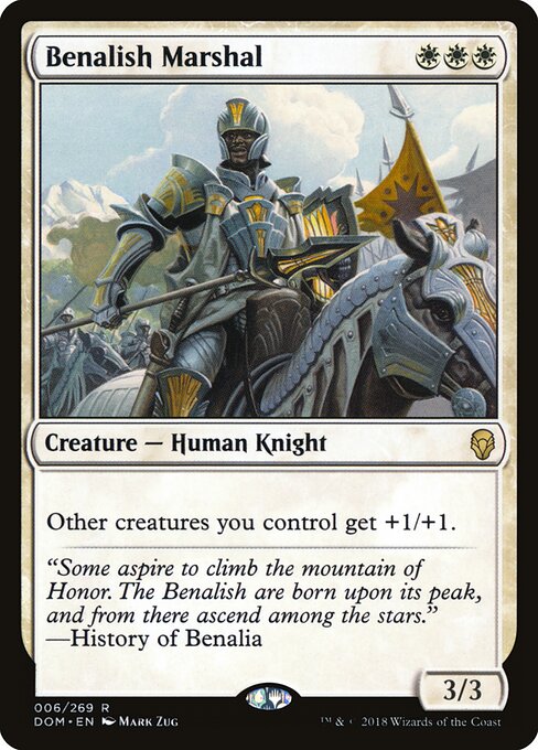 Benalish Marshal (6) - Dominaria - Game On