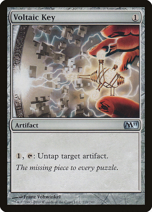 Voltaic Key (219) (Foil) - Magic 2011 - Game On