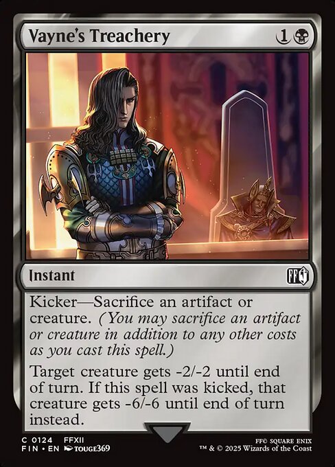 Vayne's Treachery (124) (Foil) - Final Fantasy - Game On