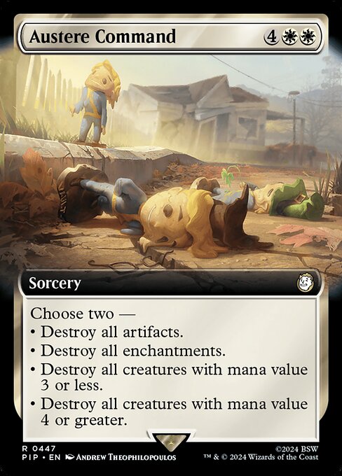 Austere Command (447) - EXTENDED ART - Fallout - Game On