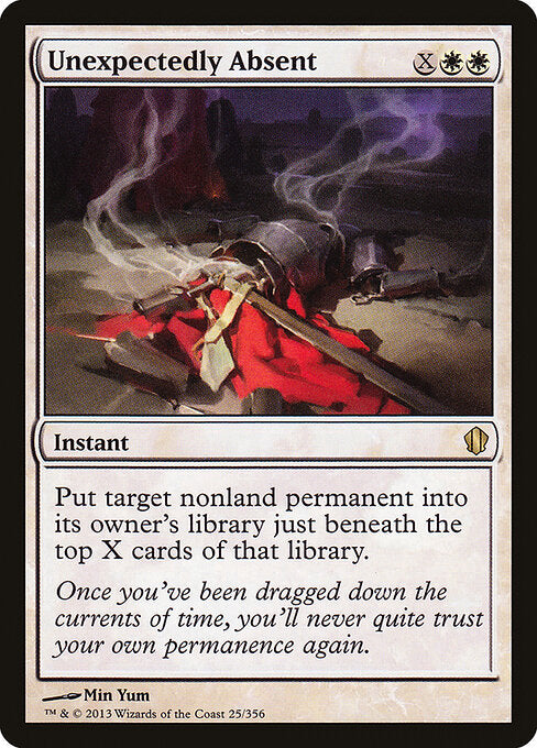 Unexpectedly Absent (25) - Commander 2013 - Game On