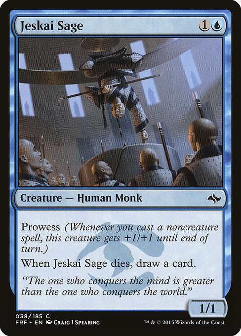 Jeskai Sage (38) - Fate Reforged - Game On