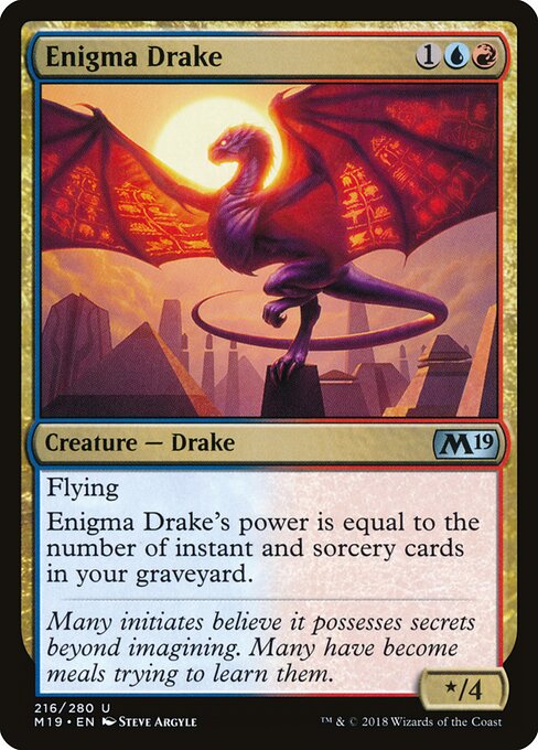 Enigma Drake (216) (Foil) - Core Set 2019 - Game On