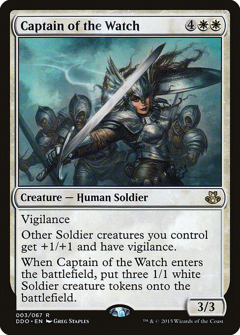 Captain of the Watch (3) - Duel Decks: Elspeth vs. Kiora - Game On