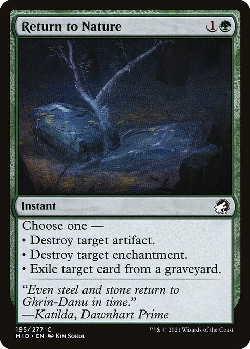 Return to Nature (195) - Innistrad: Midnight Hunt - Game On