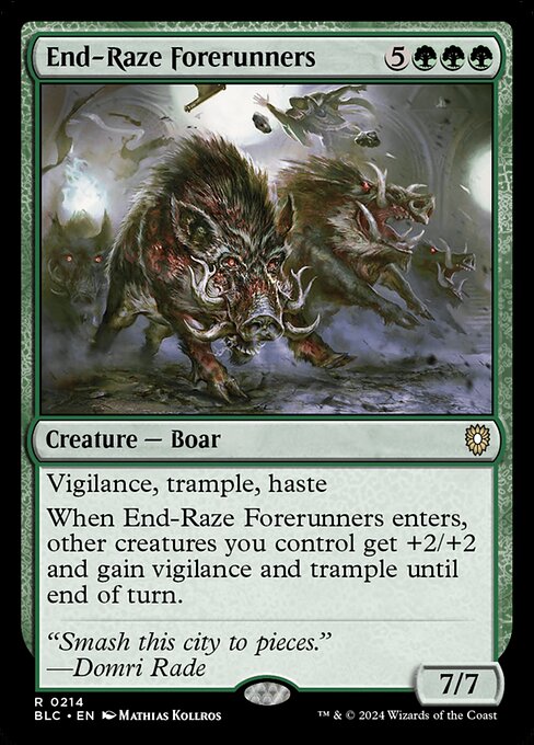 End-Raze Forerunners (214) - Bloomburrow Commander - Game On
