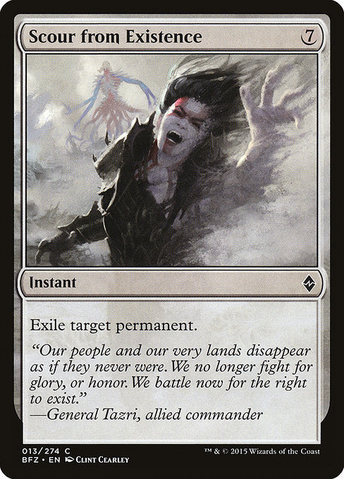 Scour from Existence (13) (Foil) - Battle for Zendikar - Game On