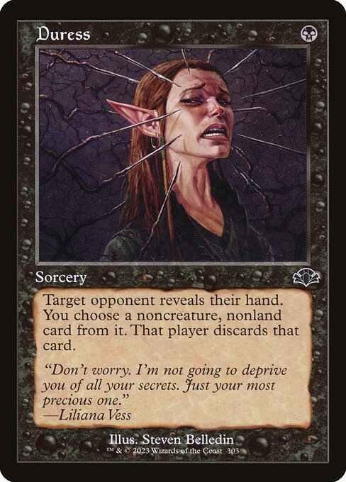 Duress (303) (Foil) - Dominaria Remastered - Game On