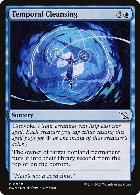 Temporal Cleansing (80) (Foil) - March of the Machine - Game On
