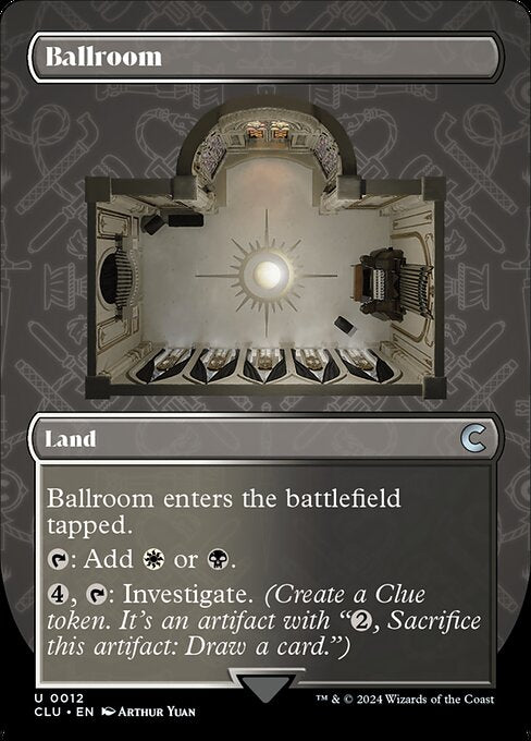 Ballroom (12) - BORDERLESS - FULL ART - Ravnica: Clue Edition - Game On