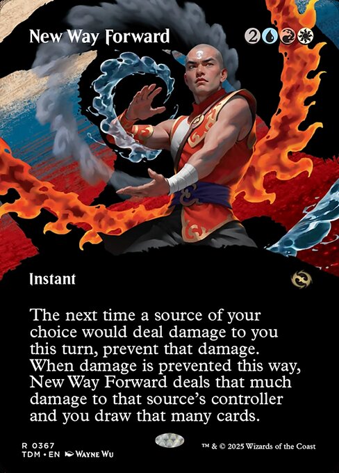 New Way Forward (367) - BORDERLESS - FULL ART - Tarkir: Dragonstorm - Game On