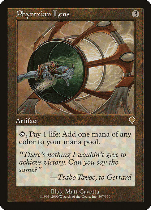 Phyrexian Lens (307) (Foil) - Invasion - Game On