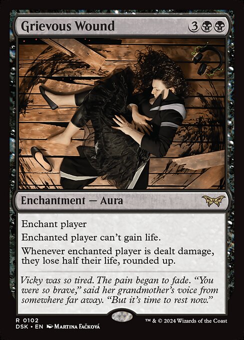 Grievous Wound (102) (Foil) - Duskmourn: House of Horror - Game On