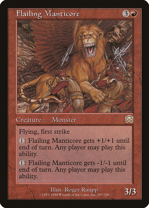 Flailing Manticore (187) - Mercadian Masques - Game On