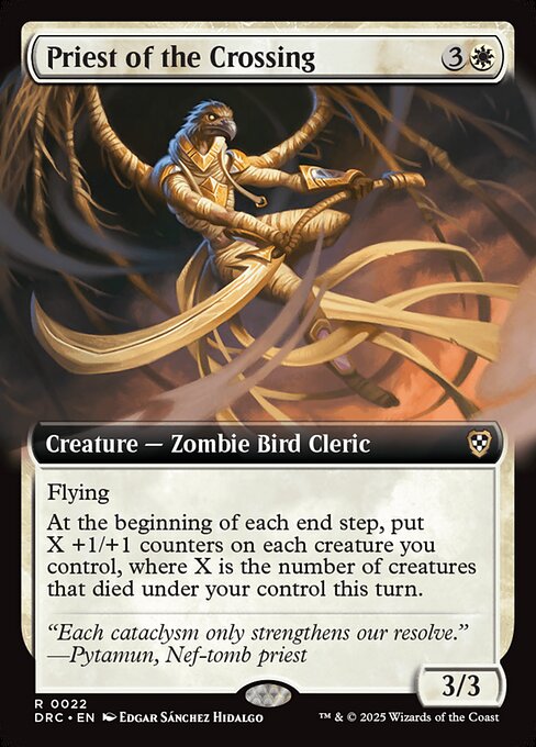Priest of the Crossing (22) - EXTENDED ART - Aetherdrift Commander - Game On