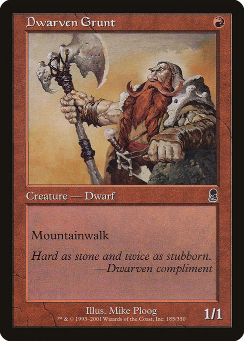 Dwarven Grunt (185) - Odyssey - Game On