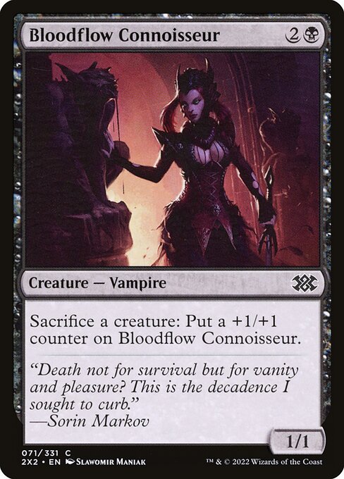 Bloodflow Connoisseur (71) (Foil) - Double Masters 2022 - Game On