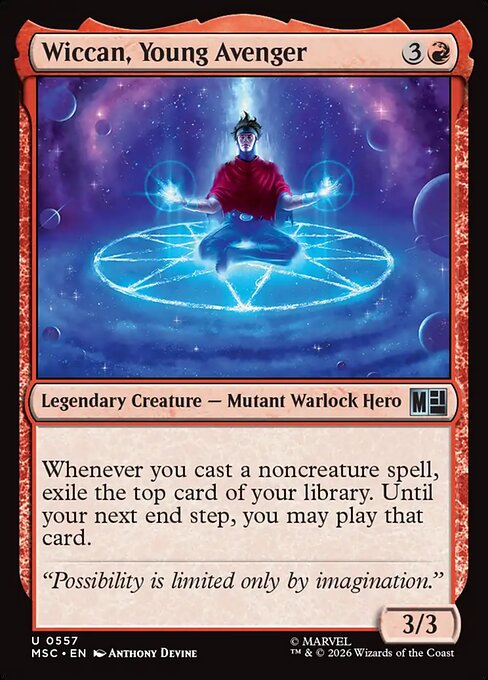 Wiccan, Young Avenger (557) - Marvel Super Heroes Commander - Game On