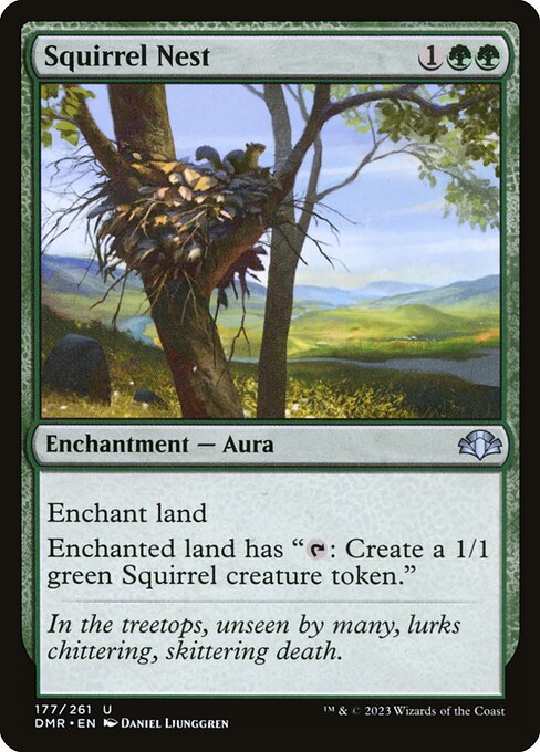 Squirrel Nest (177) (Foil) - Dominaria Remastered - Game On
