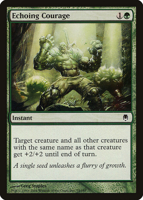 Echoing Courage (74) (Foil) - Darksteel - Game On