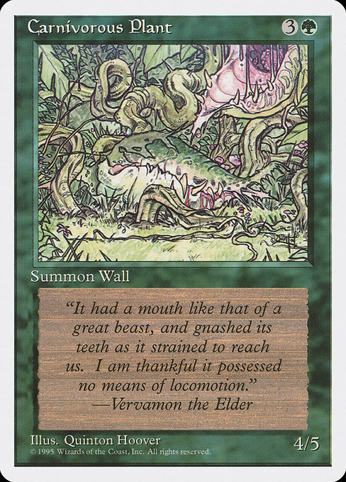 Carnivorous Plant (235) - Fourth Edition - Game On