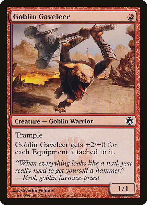 Goblin Gaveleer (92) (Foil) - Scars of Mirrodin - Game On