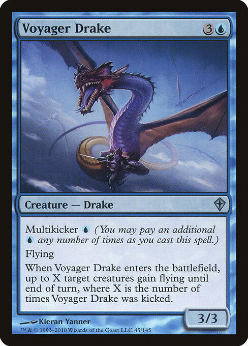 Voyager Drake (45) (Foil) - Worldwake - Game On