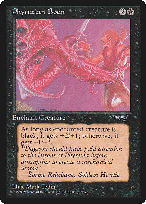 Phyrexian Boon (58b) - Alliances - Game On