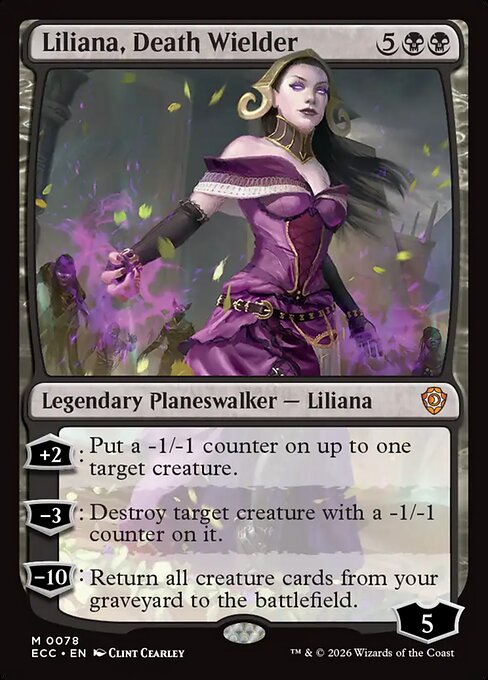 Liliana, Death Wielder (78) - Lorwyn Eclipsed Commander - Game On
