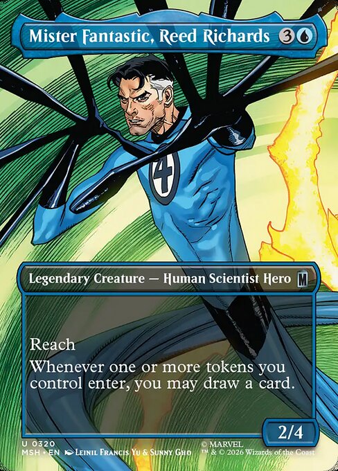 Mister Fantastic, Reed Richards (320) (Foil) - Marvel Super Heroes - Game On
