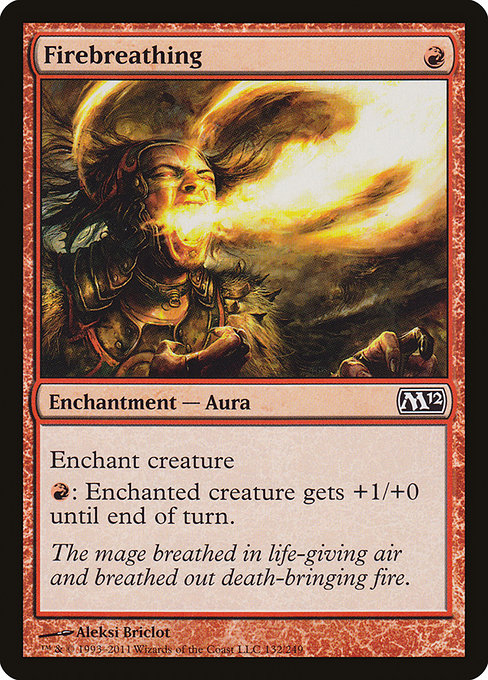Firebreathing (132) (Foil) - Magic 2012 - Game On