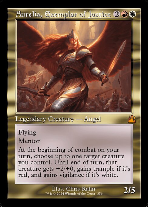 Aurelia, Exemplar of Justice (356) (Foil) - Ravnica Remastered - Game On
