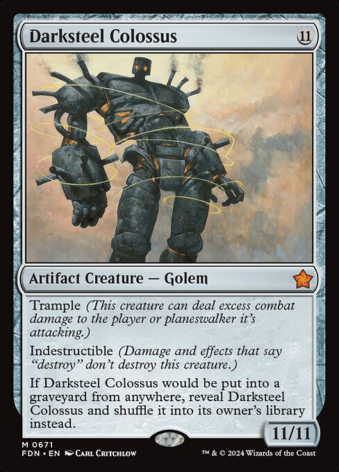 Darksteel Colossus (671) - Foundations - Game On