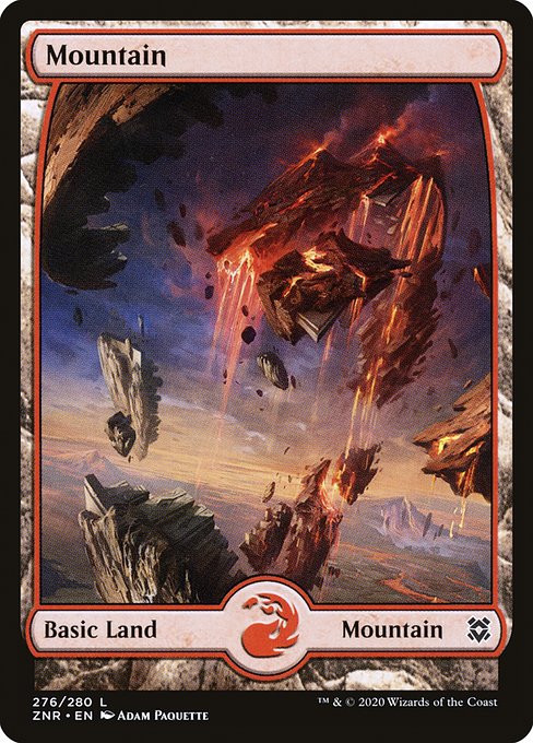 Mountain (276) - FULL ART (Foil) - Zendikar Rising - Game On