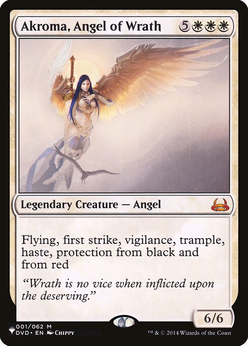 Akroma, Angel of Wrath (DVD-1) - The List - Game On