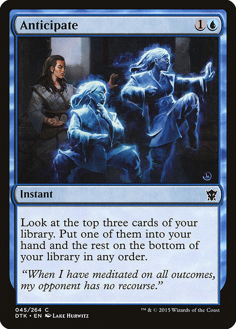 Anticipate (45) (Foil) - Dragons of Tarkir - Game On