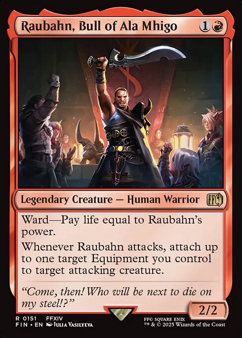 Raubahn, Bull of Ala Mhigo (151) (Foil) - Final Fantasy - Game On