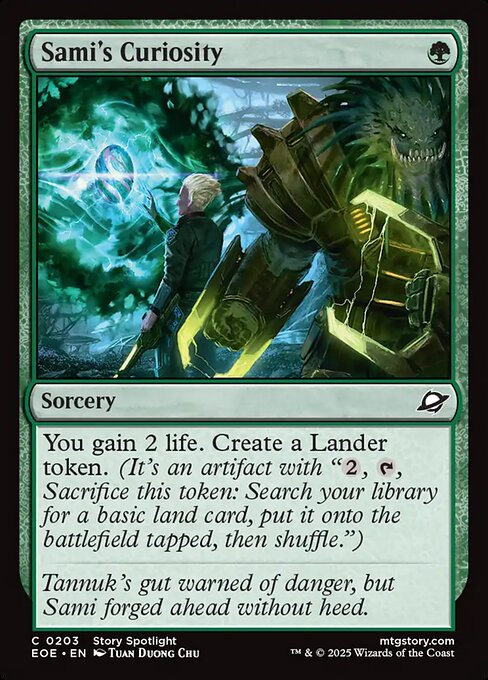 Sami's Curiosity (203) (Foil) - Edge of Eternities - Game On