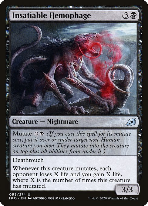 Insatiable Hemophage (93) (Foil) - Ikoria: Lair of Behemoths - Game On