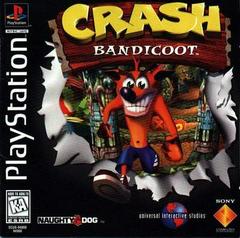 Crash Bandicoot [Black Label] - Playstation (Complete In Box) - Game On