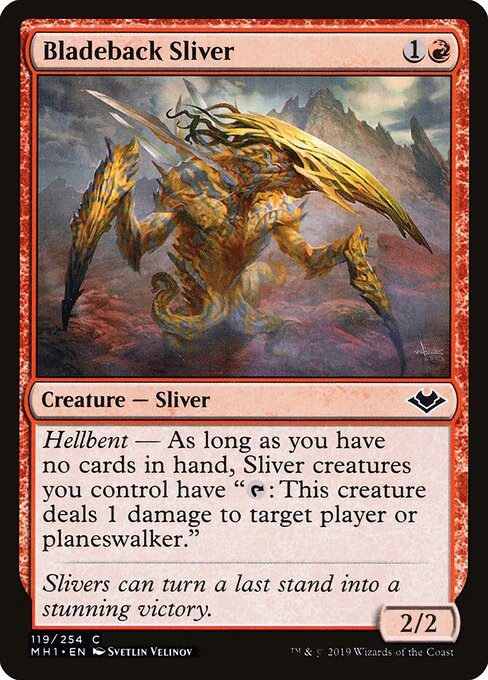 Bladeback Sliver (119) (Foil) - Modern Horizons - Game On