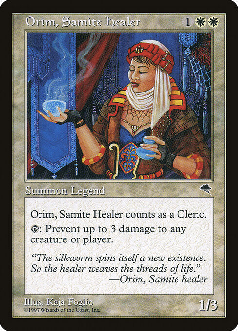 Orim, Samite Healer (33) - Tempest - Game On