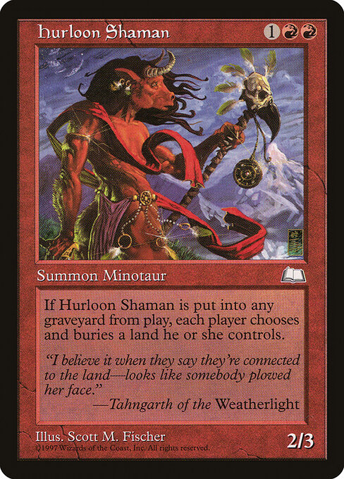 Hurloon Shaman (108) - Weatherlight - Game On