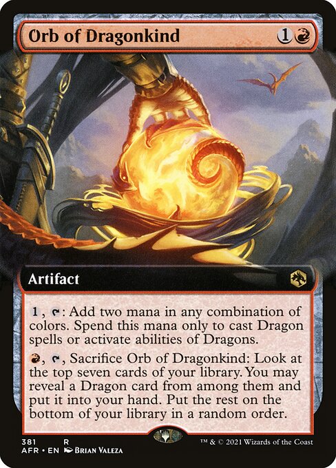 Orb of Dragonkind (381) - EXTENDED ART (Foil) - Adventures in the Forgotten Realms - Game On