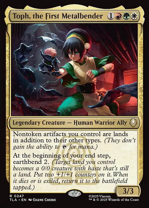 Toph, the First Metalbender (247) (Foil) - Avatar: The Last Airbender - Game On