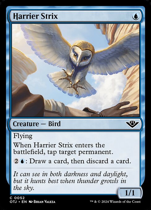 Harrier Strix (52) (Foil) - Outlaws of Thunder Junction - Game On